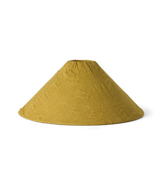 HKLIVING Lampenkap Linen lampshade, mustard