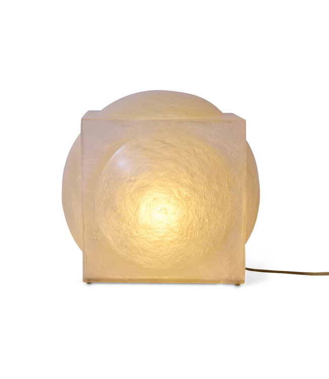 HKLIVING Vloerlamp Glassfibre floor lamp, natural