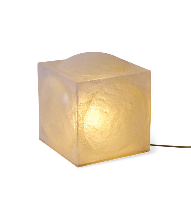 HKLIVING Vloerlamp Glassfibre floor lamp, natural