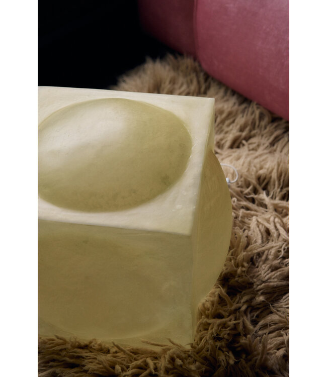 HKLIVING Vloerlamp Glassfibre floor lamp, natural