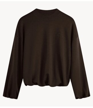 Azulae Trui RIVERA SWEATER BROWN
