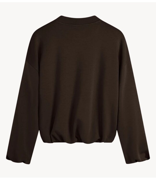 Azulae Trui RIVERA SWEATER BROWN