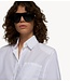 10DAYS Blouse cropped shoulder shirt white
