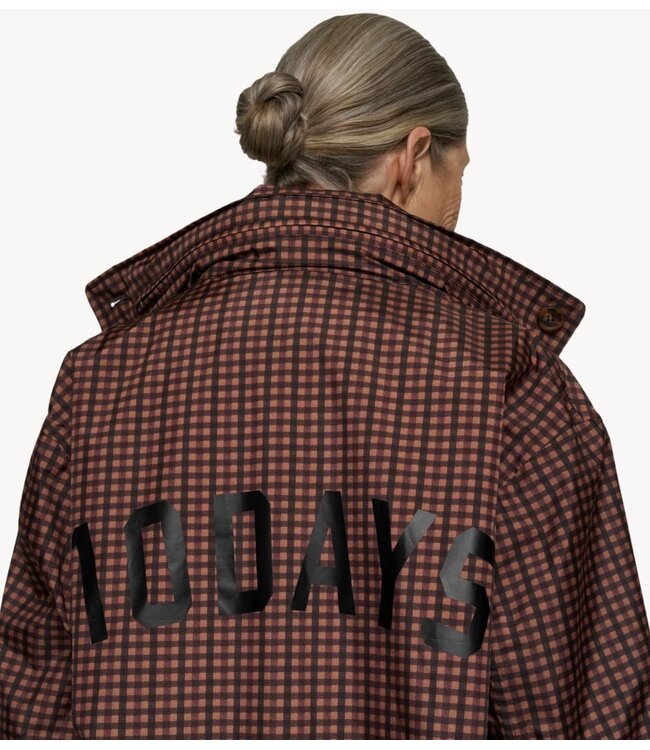 10DAYS Jas the wetlook coat light fudge