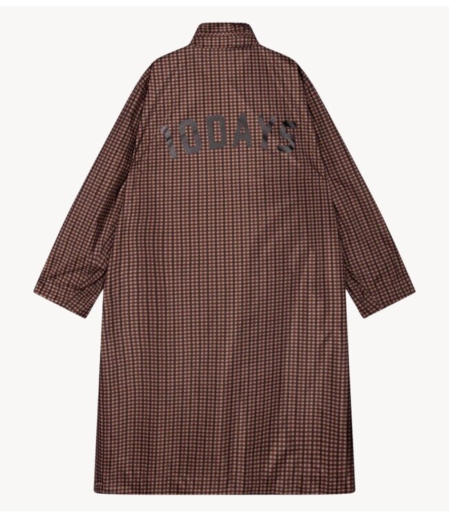 10DAYS Jas the wetlook coat light fudge