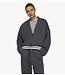 10DAYS Vest reversible cardigan fleece steel blue