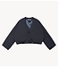10DAYS Vest reversible cardigan fleece steel blue