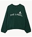 Alix The Label Trui ladies knitted the label pullover mid green