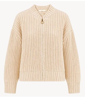 BY-BAR Vest lavi cardigan chalk