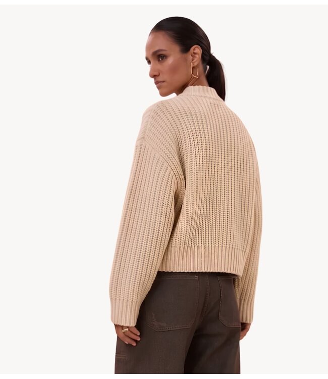 BY-BAR Vest lavi cardigan chalk
