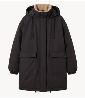 BY-BAR Jas dean long parka jet black