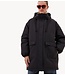 BY-BAR Jas dean long parka jet black
