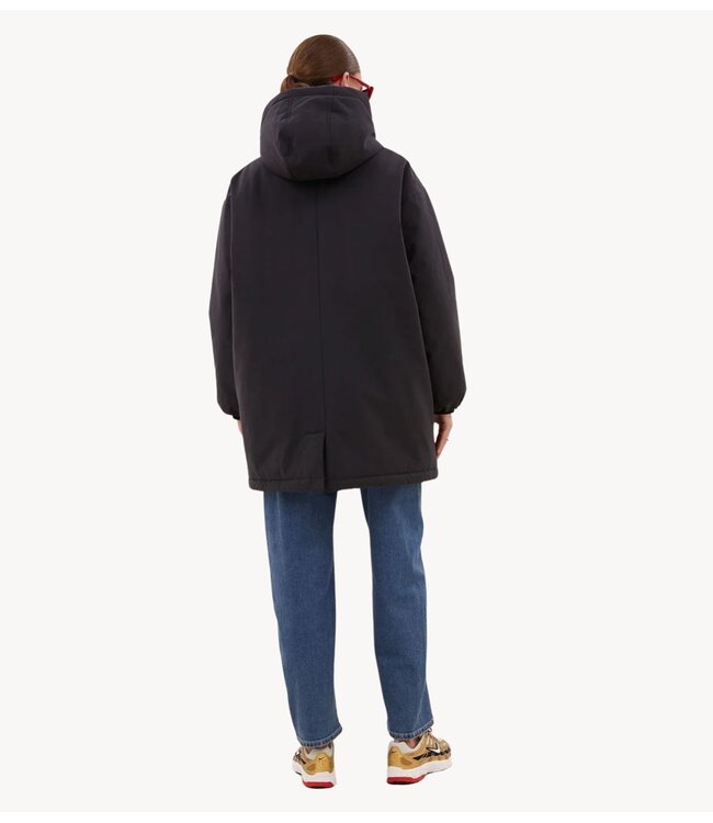 BY-BAR Jas dean long parka jet black