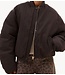 BY-BAR Jas bodie bomber jacket espresso