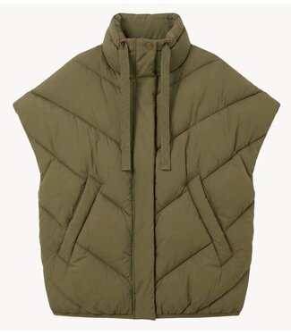 BY-BAR Jas franky sleeveless jacket olive
