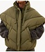 BY-BAR Jas franky sleeveless jacket olive