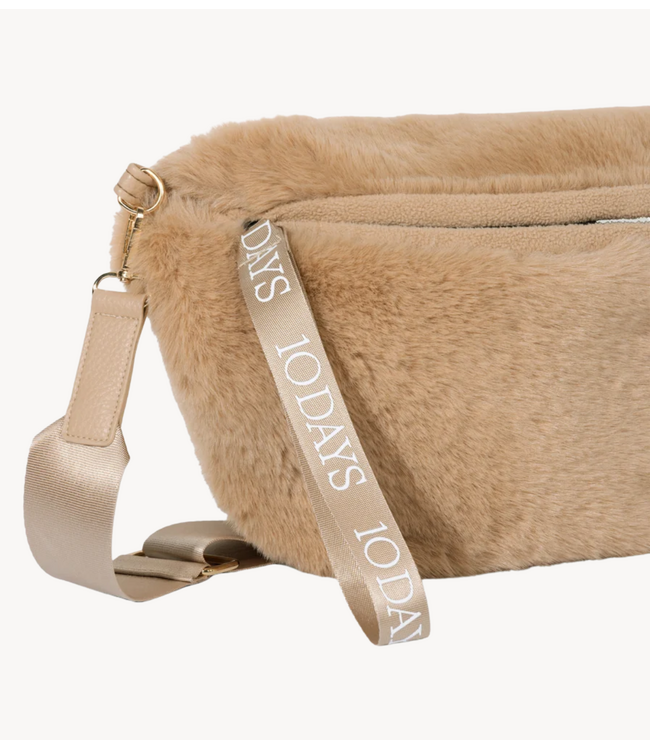 10DAYS Tasfluffy fanny pack grey mango