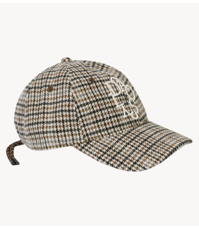 10DAYS Pet wool blend check cap champagne