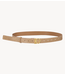 10DAYS Riem monogram belt suede light copper