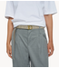 10DAYS Riem monogram belt suede stone