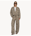 10DAYS Vest check cardigan reversible champagne