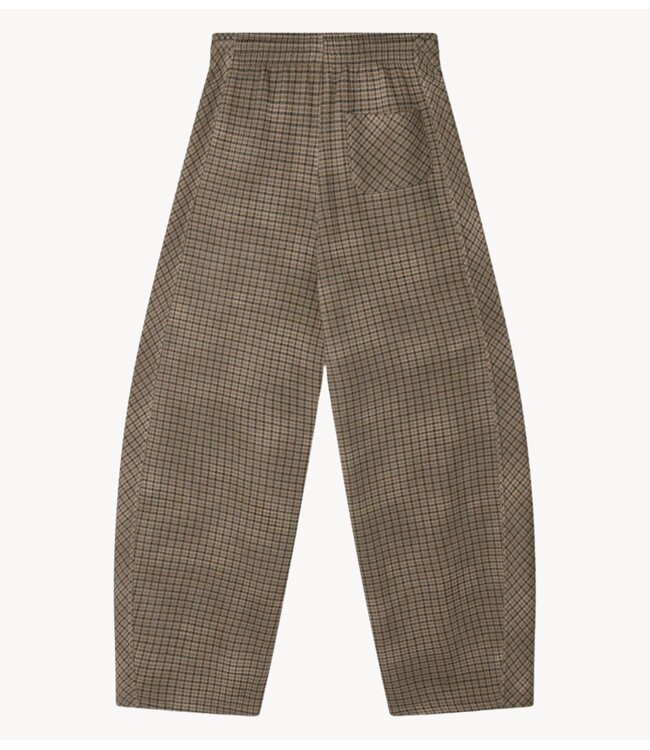 10DAYS Broek western jogger check champagne
