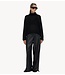 10DAYS Broek wide leg PU pants black