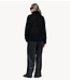 10DAYS Broek wide leg PU pants black