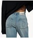 10DAYS Broek straight leg denim pants blue denim