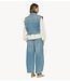 10DAYS Broek wide tapered denim pants blue denim
