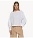 10DAYS Blouse boatneck blouse poplin white