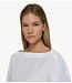 10DAYS Blouse boatneck blouse poplin white
