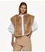 10DAYS Vest sleeveless fluffy vest grey mango