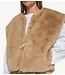10DAYS Vest sleeveless fluffy vest grey mango
