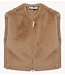 10DAYS Vest sleeveless fluffy vest grey mango