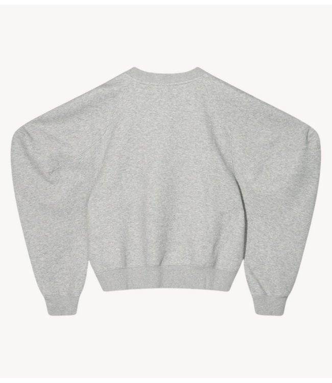 10DAYS Trui puff sleeve sweater neoprene light grey melee