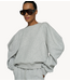 10DAYS Trui puff sleeve sweater neoprene light grey melee