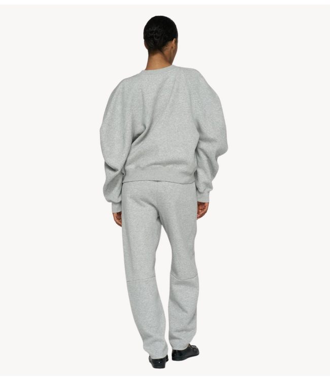 10DAYS Trui puff sleeve sweater neoprene light grey melee