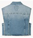10DAYS Gilet cropped denim gilet blue denim