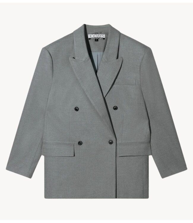 10DAYS Blazer proud blazer light grey melee