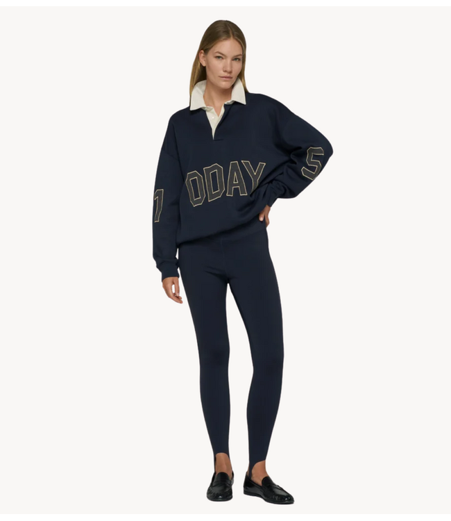 10DAYS Trui statement rugby sweater night sky