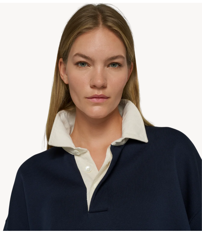 10DAYS Trui statement rugby sweater night sky