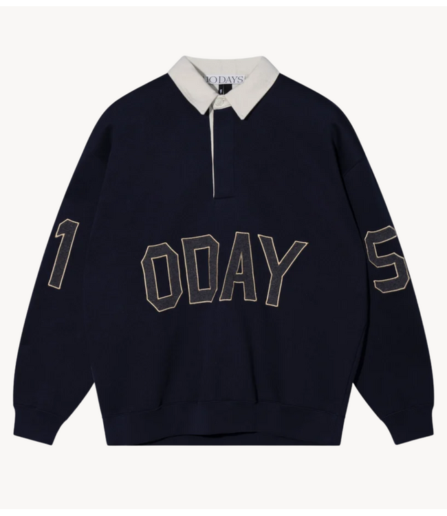 10DAYS Trui statement rugby sweater night sky