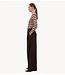 BY-BAR Top basic ls big stripe top burgundy crush