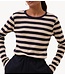 BY-BAR Top basic ls big stripe top night sky