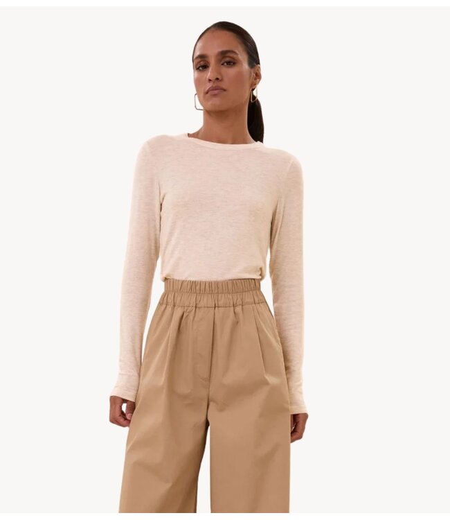BY-BAR Shirt moky ls top oyster
