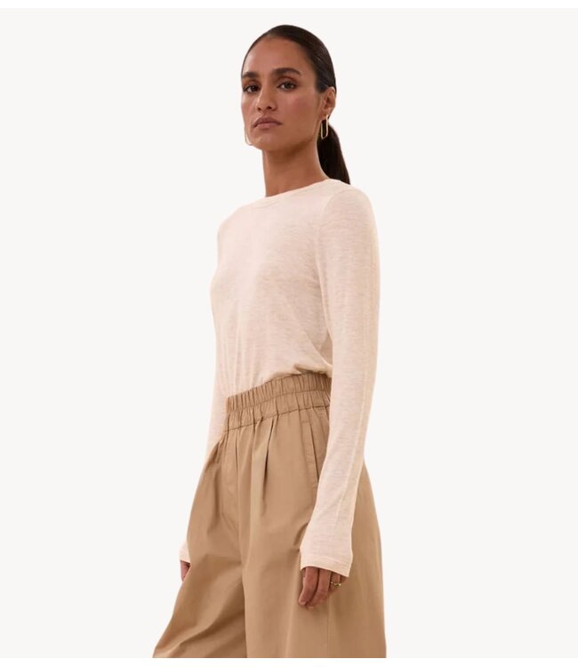 BY-BAR Shirt moky ls top oyster