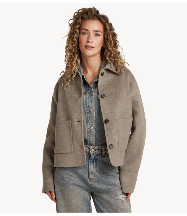 Circle of Trust Jas SEF JACKET Beige velvet melange