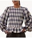 BY-BAR Blouse yena tokyo check blouse tokyo check