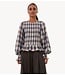 BY-BAR Blouse yena tokyo check blouse tokyo check